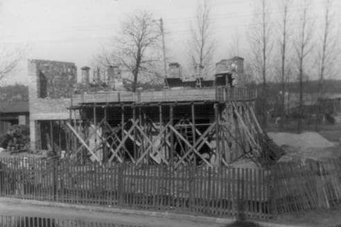 Budowa remizy 1967-1973
