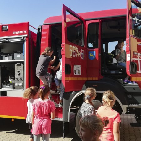 Ewakuacja Szkoły Podstawowej w Bełku