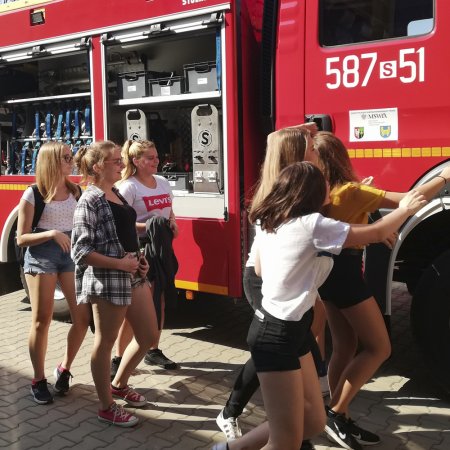 Ewakuacja Szkoły Podstawowej w Bełku