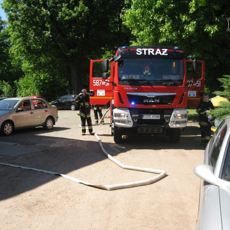 Ewakuacja Szkoły Podstawowej w Palowicach