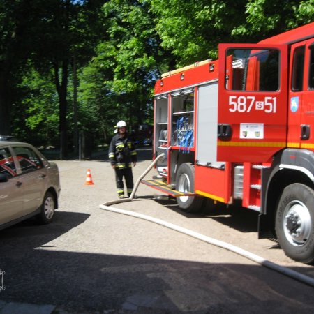 Ewakuacja Szkoły Podstawowej w Palowicach
