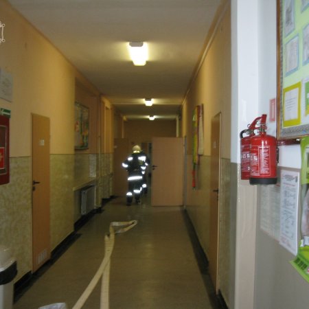 Ewakuacja Szkoły Podstawowej w Palowicach