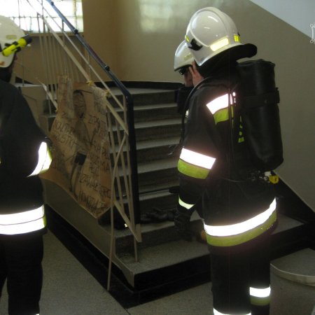 Ewakuacja Szkoły Podstawowej w Palowicach