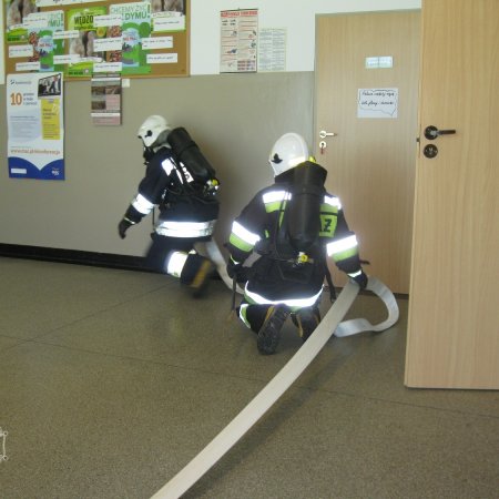 Ewakuacja Szkoły Podstawowej w Palowicach