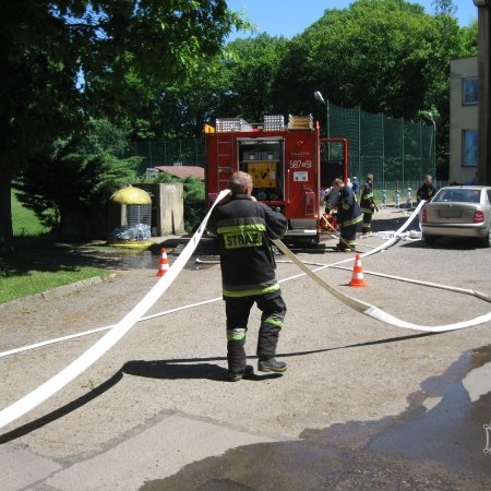 Ewakuacja Szkoły Podstawowej w Palowicach