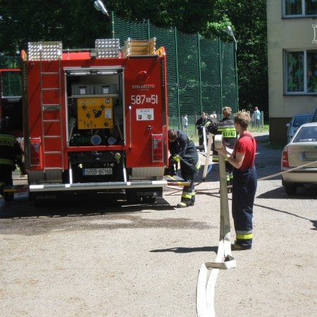 Ewakuacja Szkoły Podstawowej w Palowicach