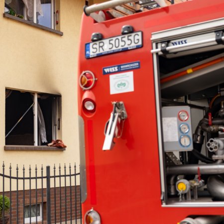 Pożar domu - 15 kwietnia 2018
