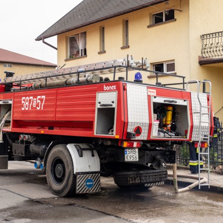 Pożar domu - 15 kwietnia 2018
