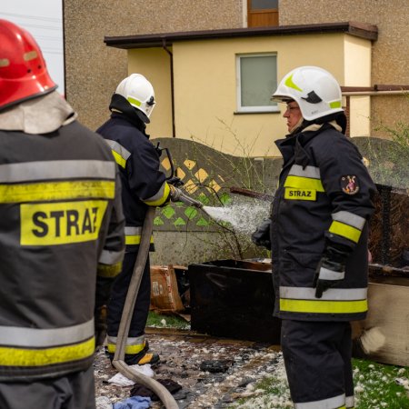Pożar domu - 15 kwietnia 2018
