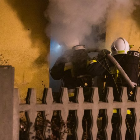 Pożar domu - 25 marca 2018
