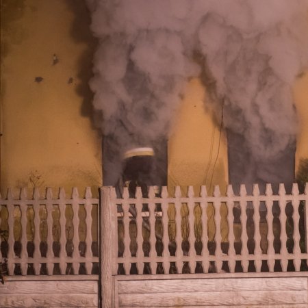 Pożar domu - 25 marca 2018
