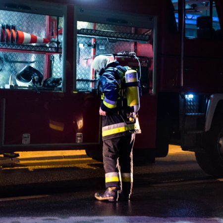 Pożar domu - 25 marca 2018
