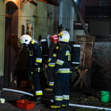 Pożar domu - 25 marca 2018
