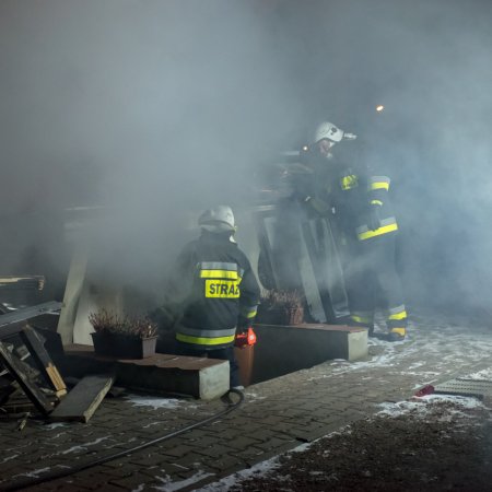 Pożar kotłowni - 26 lutego 2018
