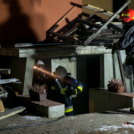 Pożar kotłowni - 26 lutego 2018
