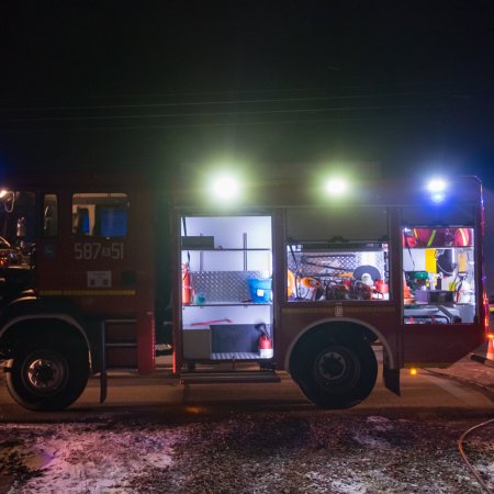 Pożar kotłowni - 26 lutego 2018
