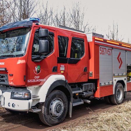 Pożar młodnika w Szczejkowicach