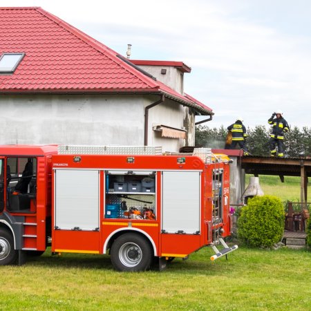 Pożar poddasza - 7 czerwca 2017
