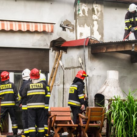 Pożar poddasza - 7 czerwca 2017
