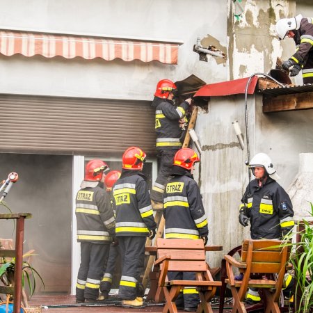 Pożar poddasza - 7 czerwca 2017

