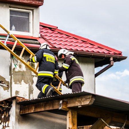 Pożar poddasza - 7 czerwca 2017
