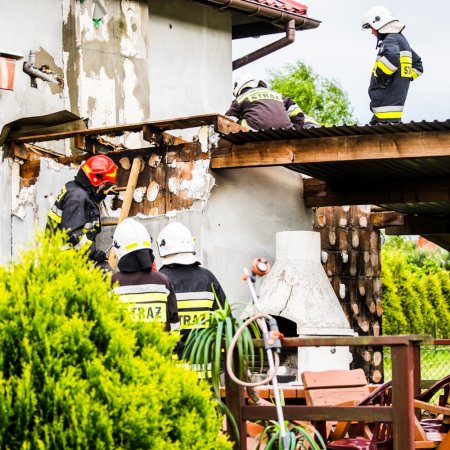 Pożar poddasza - 7 czerwca 2017
