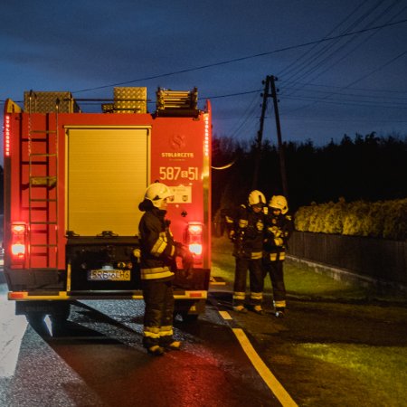 Pożar sadzy w kominie - 24 grudnia 2020
