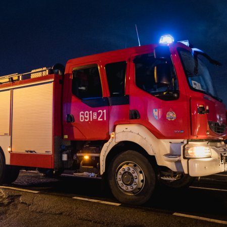 Pożar sadzy w kominie