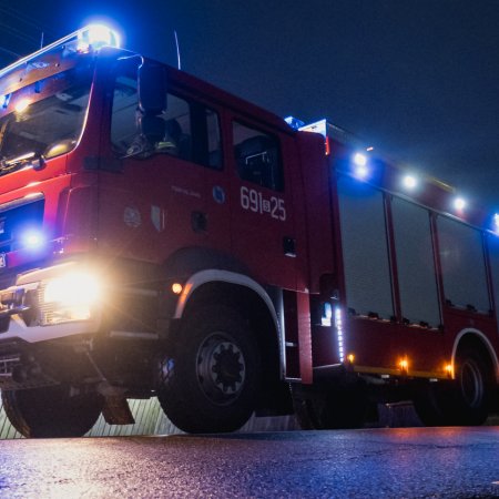 Pożar sadzy w kominie