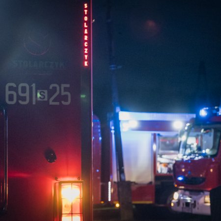 Pożar sadzy w kominie