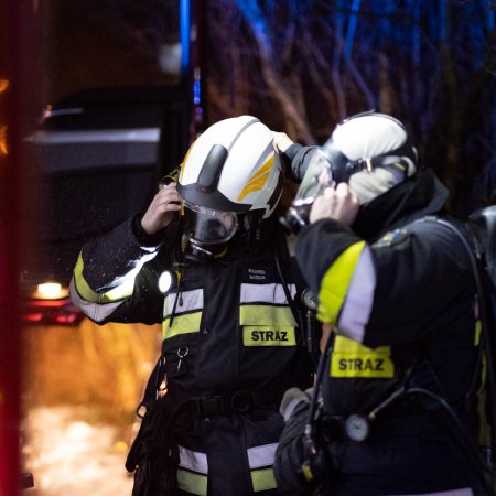 Pożar sadzy w kominie