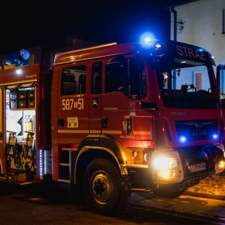 Pożar sadzy w kominie