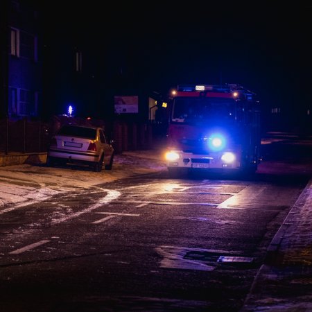 Pożar sadzy w kominie