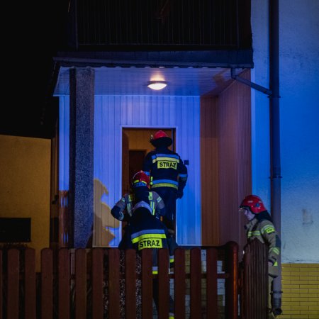 Pożar sadzy w kominie