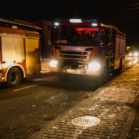 Pożar sadzy w kominie