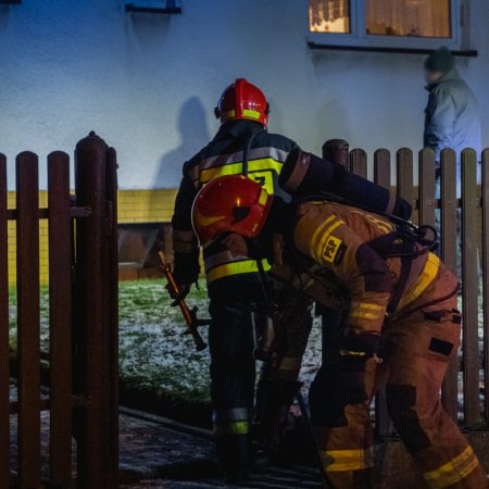 Pożar sadzy w kominie