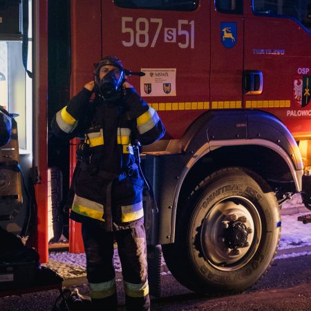 Pożar sadzy w kominie