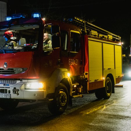 Pożar sadzy w przewodzie kominowym