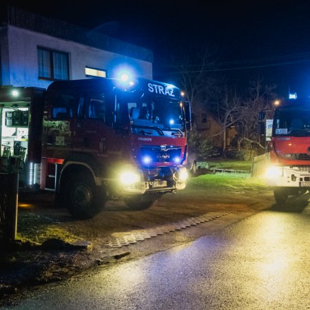 Pożar sadzy w przewodzie kominowym
