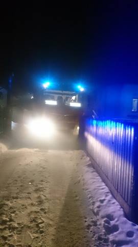 Pożar sadzy w przewodzie kominowym