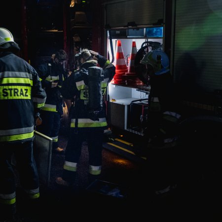 Pożar sadzy w przewodzie kominowym