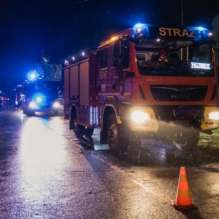Pożar sadzy w przewodzie kominowym