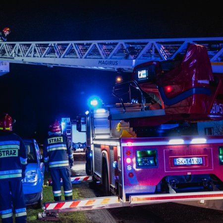 Pożar sadzy w przewodzie kominowym