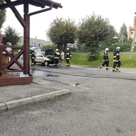 Pożar samochodu osobowego - 7 września 2018
