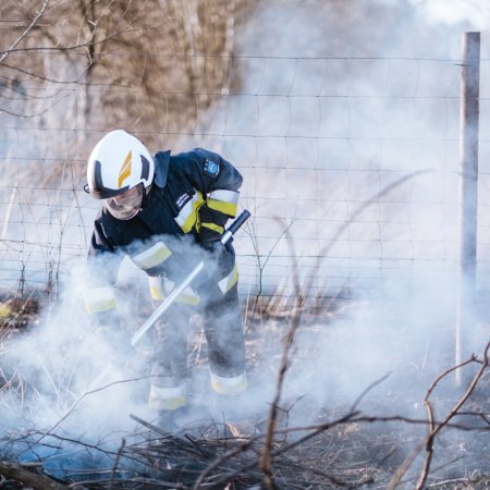 Pożar trawy - 24 lutego 2022
