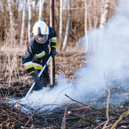 Pożar trawy - 24 lutego 2022
