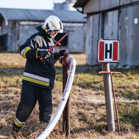 Pożar trawy - 24 lutego 2022

