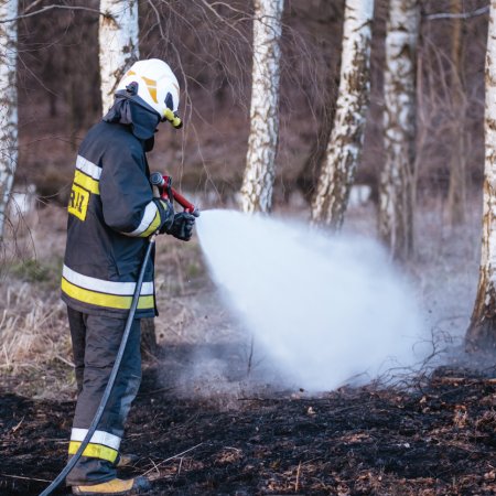 Pożar trawy - 24 lutego 2022
