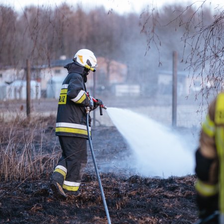 Pożar trawy - 24 lutego 2022
