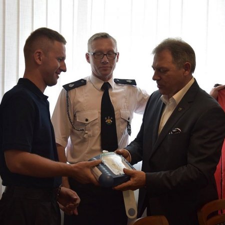 Przekazanie sprzętu do ratowania życia - 8 czerwca 2018
